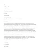 Resident Doctor Resignation Letter Template
