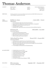 Certified Management Accountant Resume Template