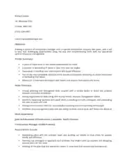 Executive Construction Manager Resume Template