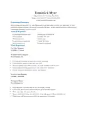 Resume of Car Sales Manager Sample Template