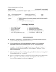 Sales Support Resume Template