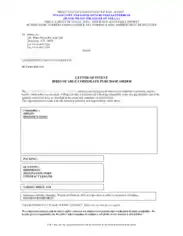 Purchase Order Letter of Intent Template