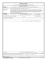 Free Download PDF Books, Army Sworn Statement Form Template