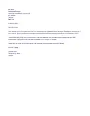 Free Download PDF Books, Professional Resignation Letter Template