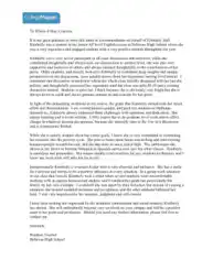 High School Recommendation Letter Example Template