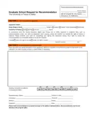 Free Download PDF Books, School Recommendation Request Letter Template