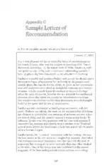 Teacher Education Program Recommendation Letter Template