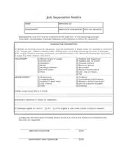 Free Download PDF Books, Printable Job Notice Form Template