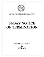 Free Download PDF Books, Notice of Termination Action Form Template