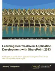 Learning Search-Driven Application Development With Sharepoint 2013 Book