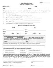 Free Medical Records Release Form Template