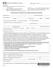 Healthcare Medical Record Request Form Template