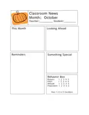 Free Download PDF Books, Sample Classroom Newsletter Template