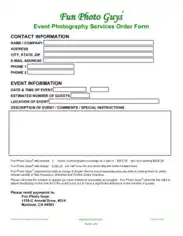 Free Download PDF Books, Event Contract Template
