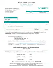 General Invoice Sample Template
