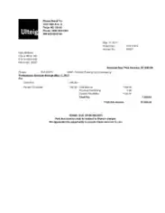 Landscaping Invoice Example Template