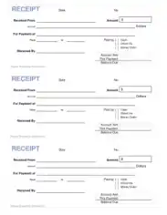 Download Receipt Invoice Template