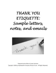 Sample General Graduation Thank You Letter Template