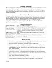 Graduate School Resume Objective Statement Template