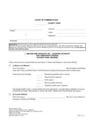 Free Download PDF Books, Court Counter Affidavit Form Template