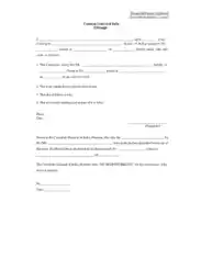 Basic Sworn Affidavit Form Template