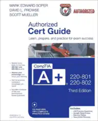 Free Download PDF Books, CompTIA A pus 220-801 and 220-802 Cert Guide 3rd Edition
