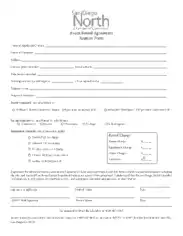 Room Rental Agreement Request Form Sample Template