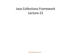 Java Collection Framework – Java Lecture 21