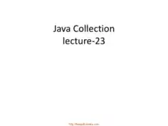 Java Collection Framework – Java Lecture 23