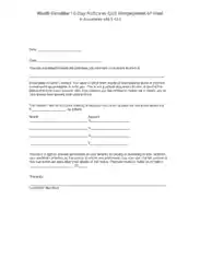 North Carolina 10 Day Notice To Quit Nonpayment Of Rent Form Template