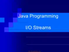 Java Programming Io Streams – Java Lecture 25