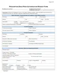 Global Prior Authorization Form Edited Form Template