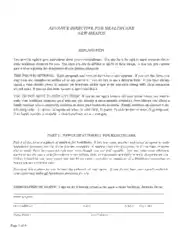 New Mexico Advance Health Care Directive Form Template
