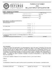Mississippi Tax Power Of Attorney Form 21 002 Form Template