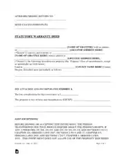 Free Download PDF Books, Oregon General Warranty Deed Form Template