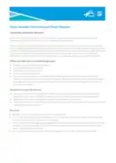 Community Charity Request Sample Template