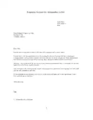 Employer Request Leave For Resignation Template
