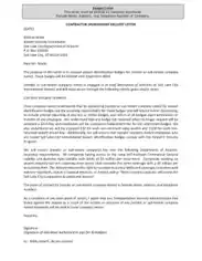 Contractor Sponsorship Request Letter Template