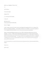 Loan Application Request Letter Template