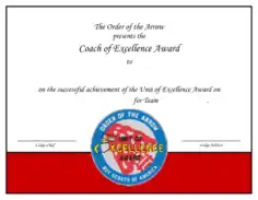 Free Download PDF Books, Coach of Excellence Award Certificate Template