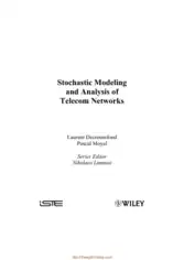Stochastic Modeling And Analysis Of Telecoms Networks Book