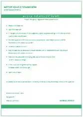 Free Download PDF Books, Motor Vehicla Medical Certificate Template