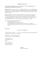 Certificate of Service Form Template