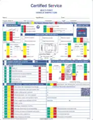 Free Download PDF Books, Multi Point Vehicle Inspection Form Template