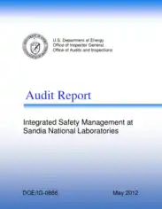 Integrated Safety Management System Audit Report Template