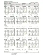 Alternative Work Schedule Monthly Calendar Template