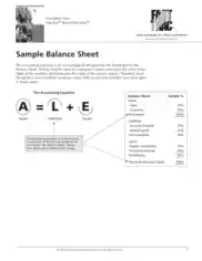 Company Sample Balance Sheet Template