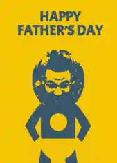 Fathers Day Card For Kids Template