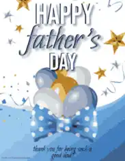 Happy Fathers Day Sample Template