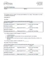 Business Proposal Quotation Template